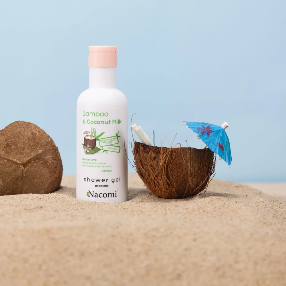 Żel pod prysznic o zapachu bambusa z mlekiem kokosowym 300ml