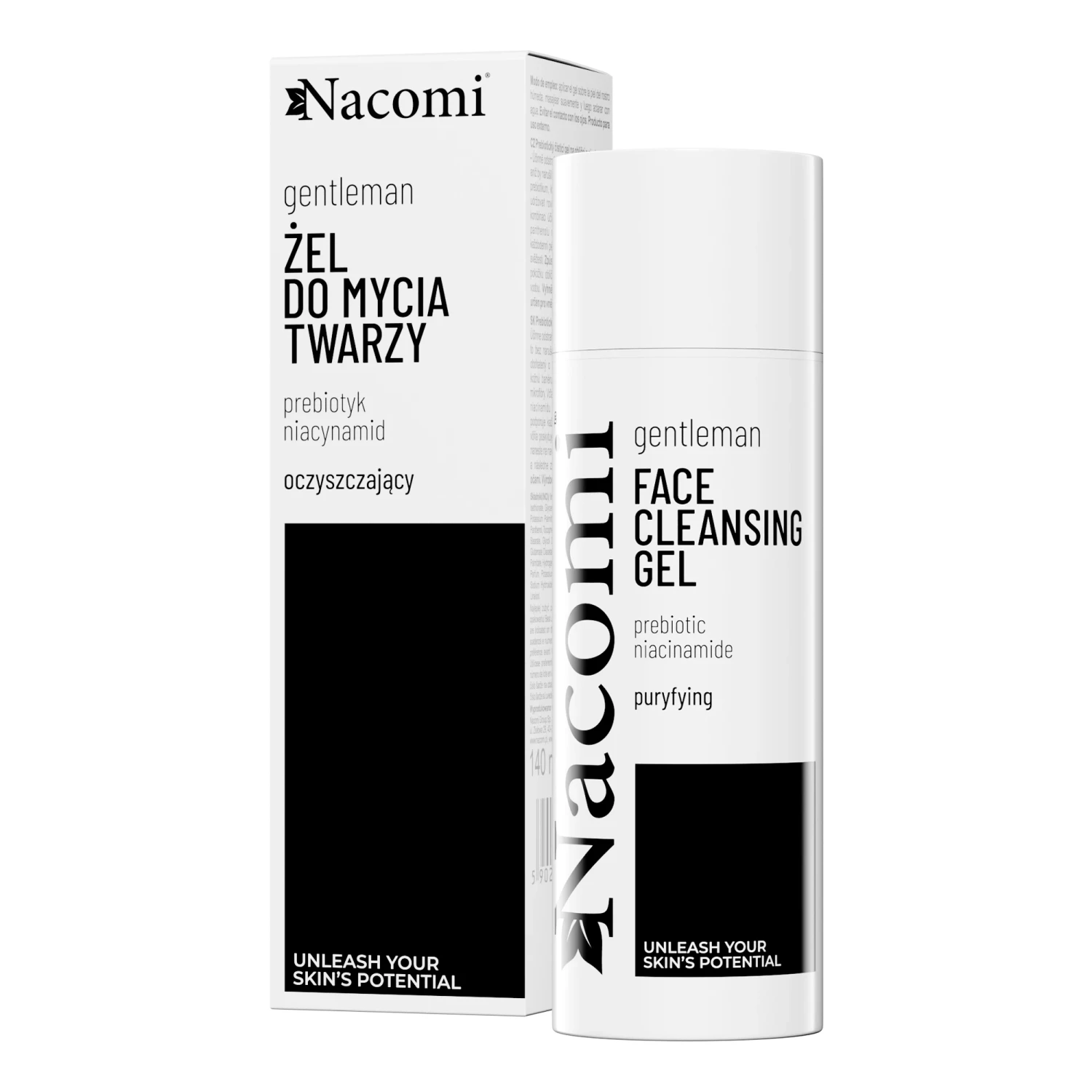 Prebiotyczny żel do mycia twarzy z niacynamidem 140ml