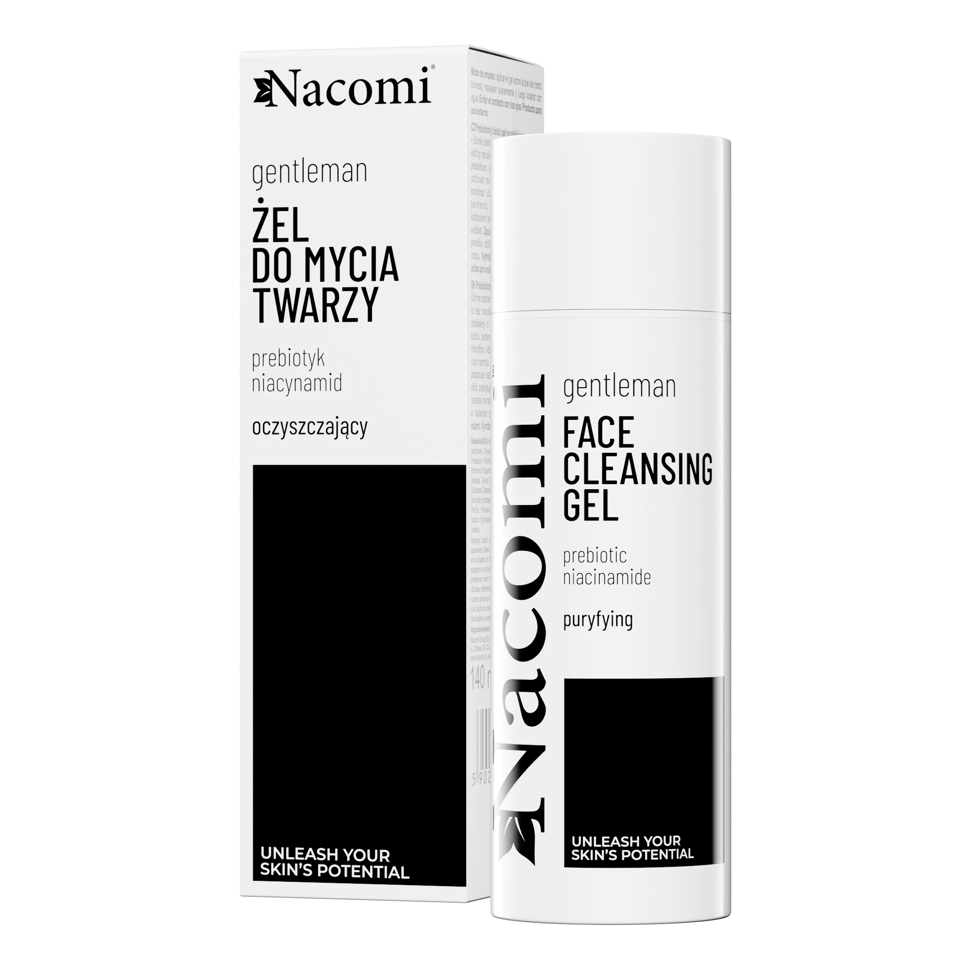 Prebiotyczny żel do mycia twarzy z niacynamidem 140ml