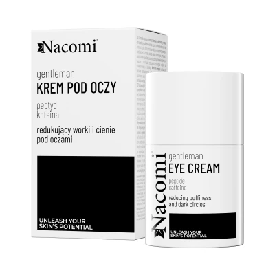 Rozświetlający krem pod oczy niwelujący worki i cienie z peptydami i kofeiną 30ml