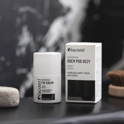 Rozświetlający krem pod oczy niwelujący worki i cienie z peptydami i kofeiną 30ml