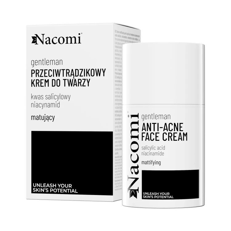 Matujący Krem do skóry trądzikowej z kwasem salicylowym, niacynamidem i ekstraktem z sosny nordyckiej 50ml