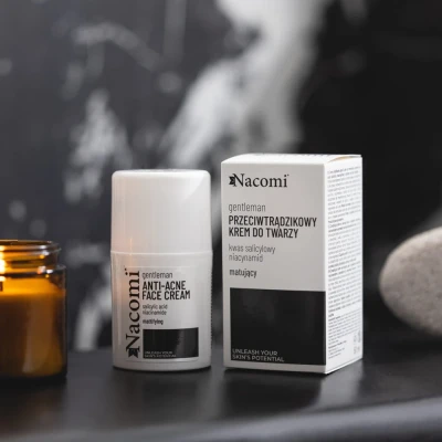 Matujący Krem do skóry trądzikowej z kwasem salicylowym, niacynamidem i ekstraktem z sosny nordyckiej 50ml
