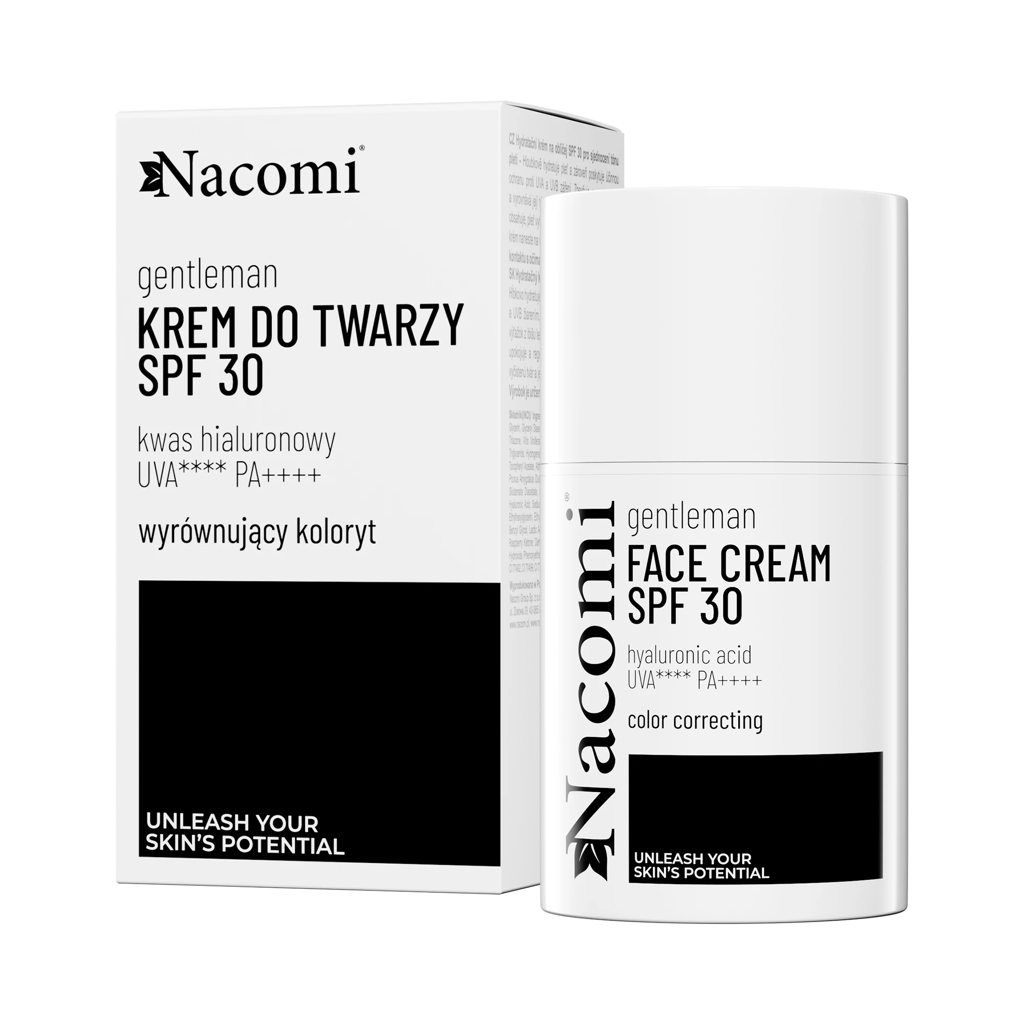 Nawilżający krem do twarzy SPF 30 wyrównujący koloryt skóry 50ml