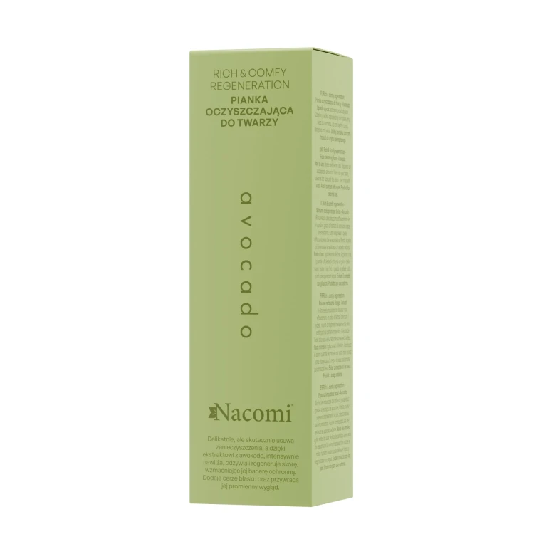 Rich&comfy regeneration - Pianka oczyszczająca do twarzy AVOCADO 150 ml