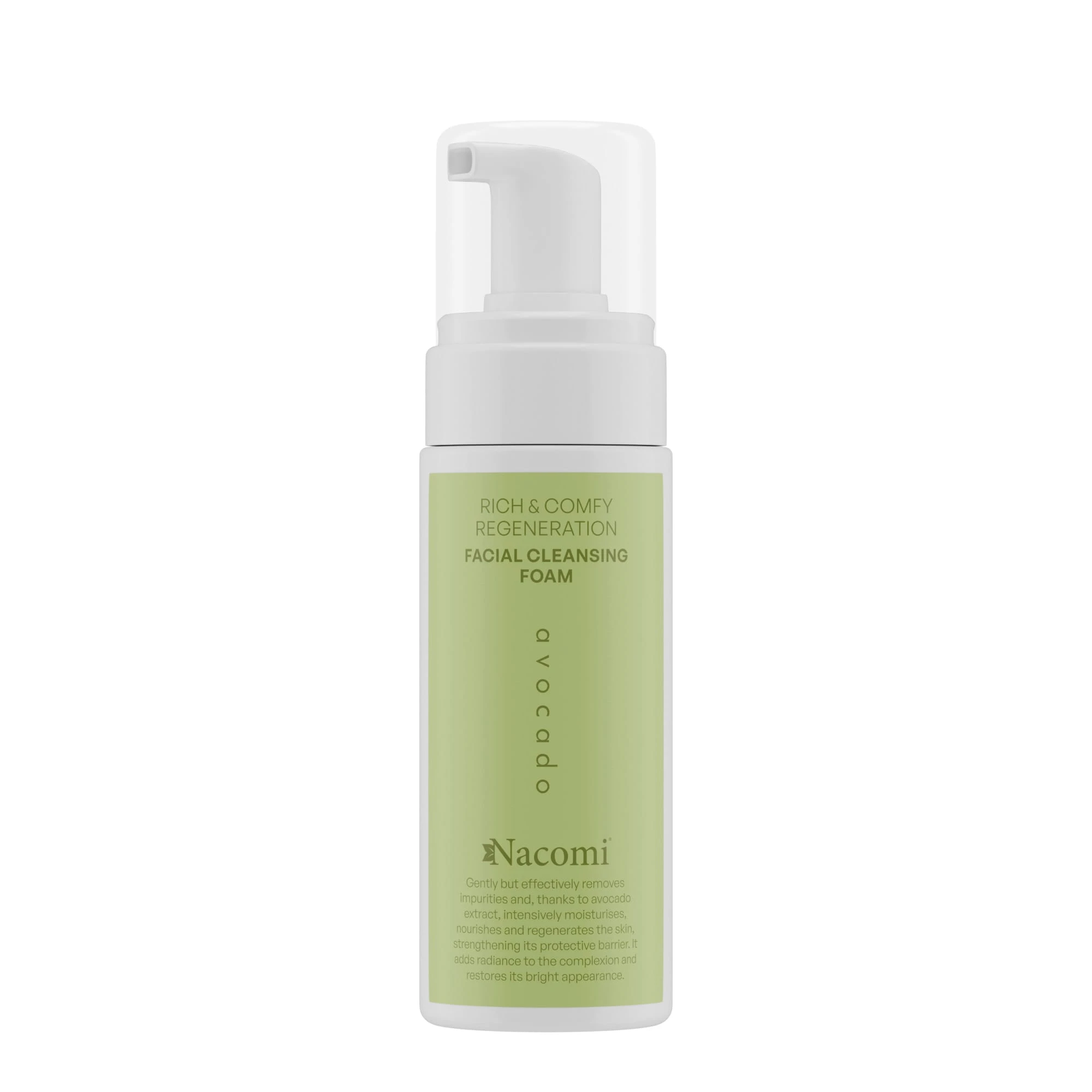 Rich&comfy regeneration - Pianka oczyszczająca do twarzy AVOCADO 150 ml