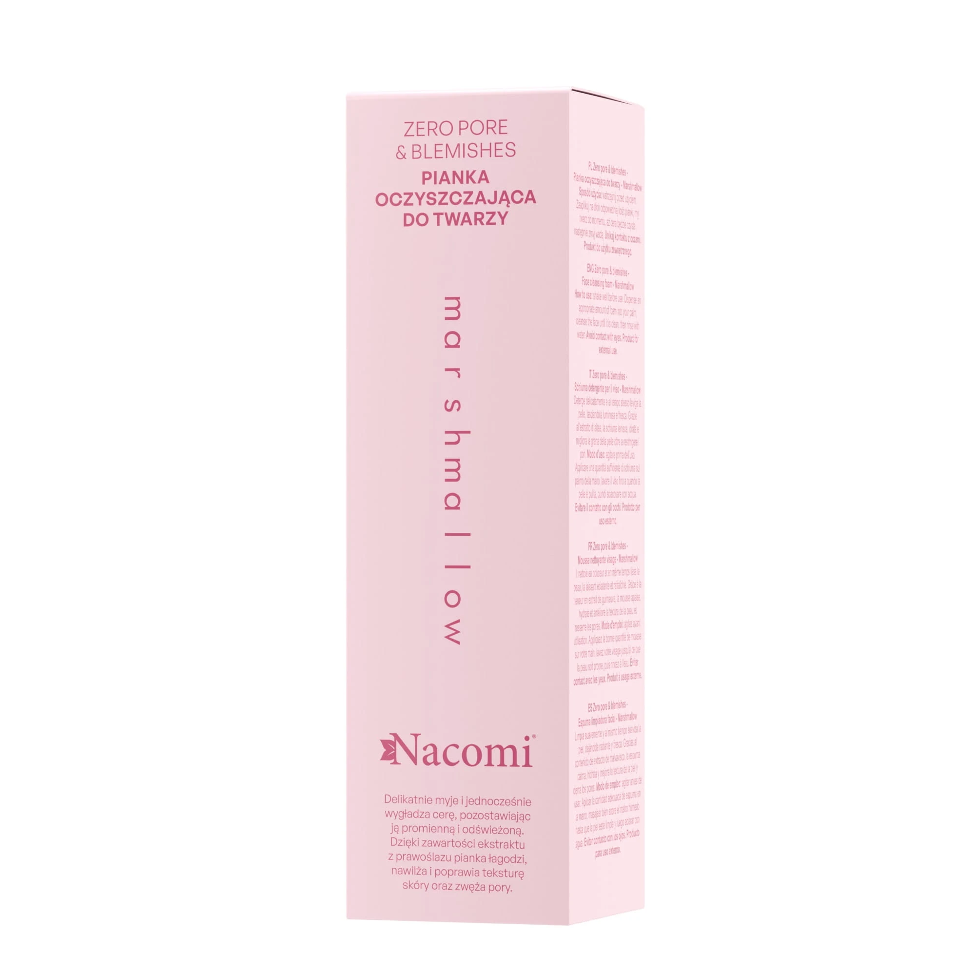 Zero pore & blemishes Pianka oczyszczająca do twarzy MARSHMALLOW 150ml