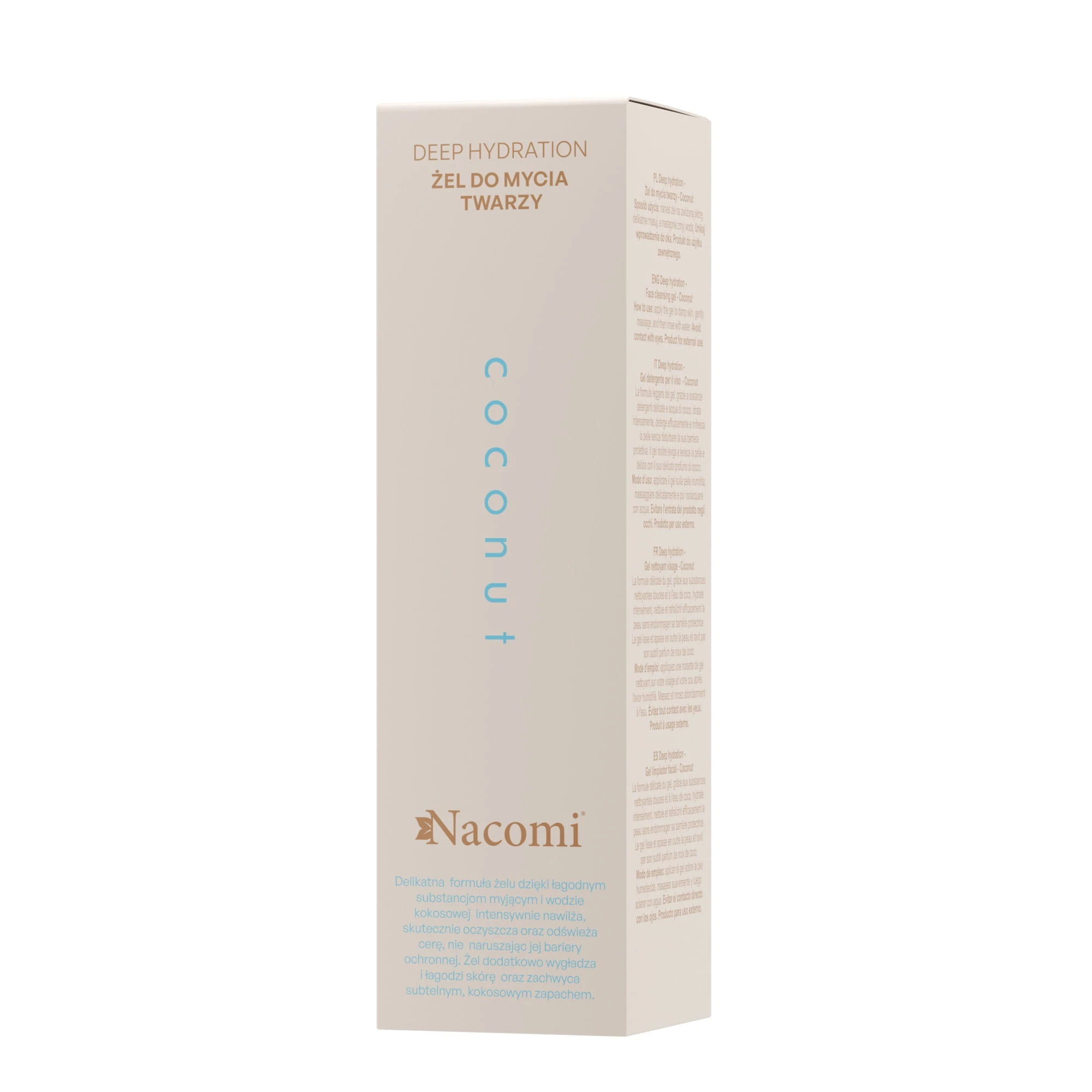 Deep hydration Żel do mycia twarzy COCONUT 140ml