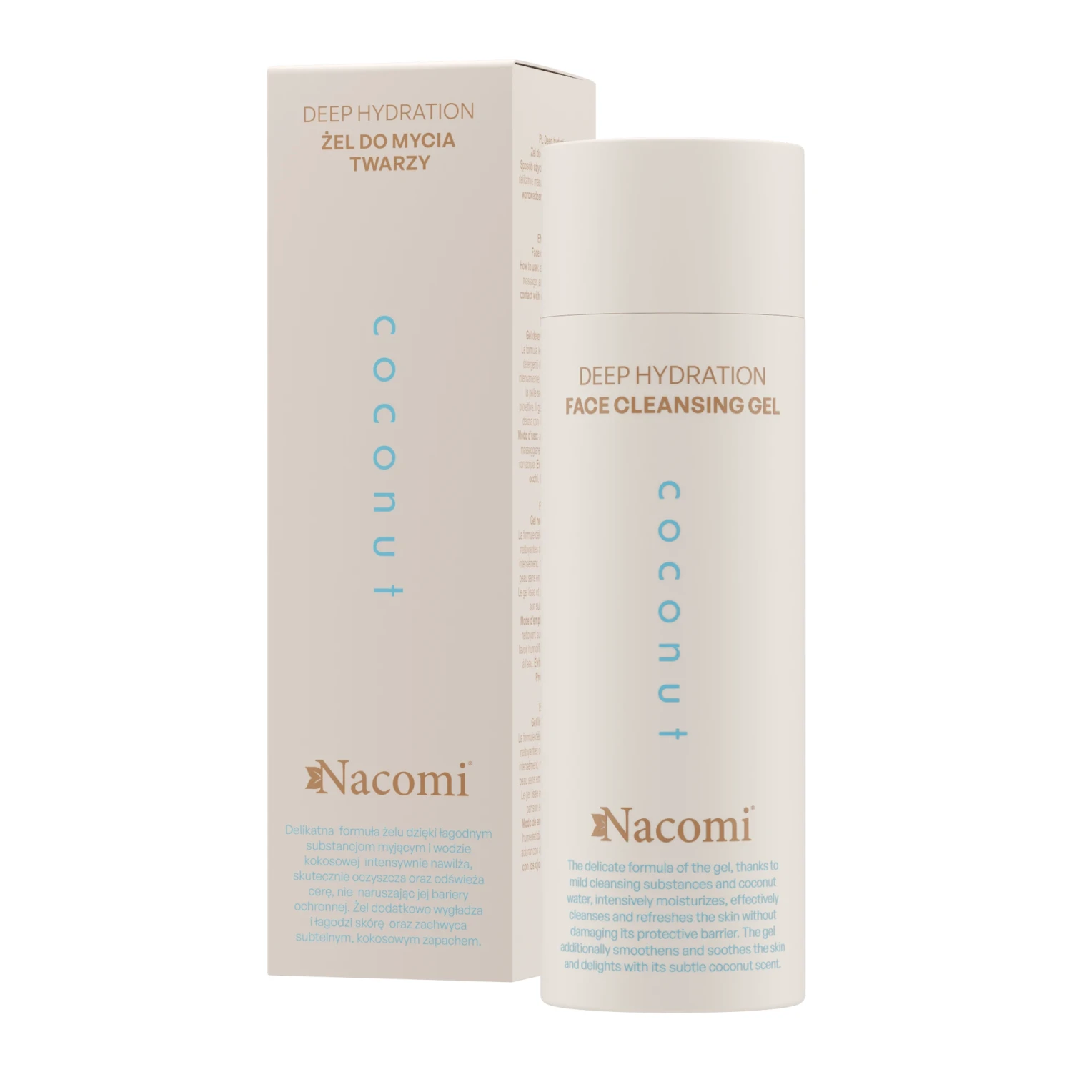 Deep hydration Żel do mycia twarzy COCONUT 140ml