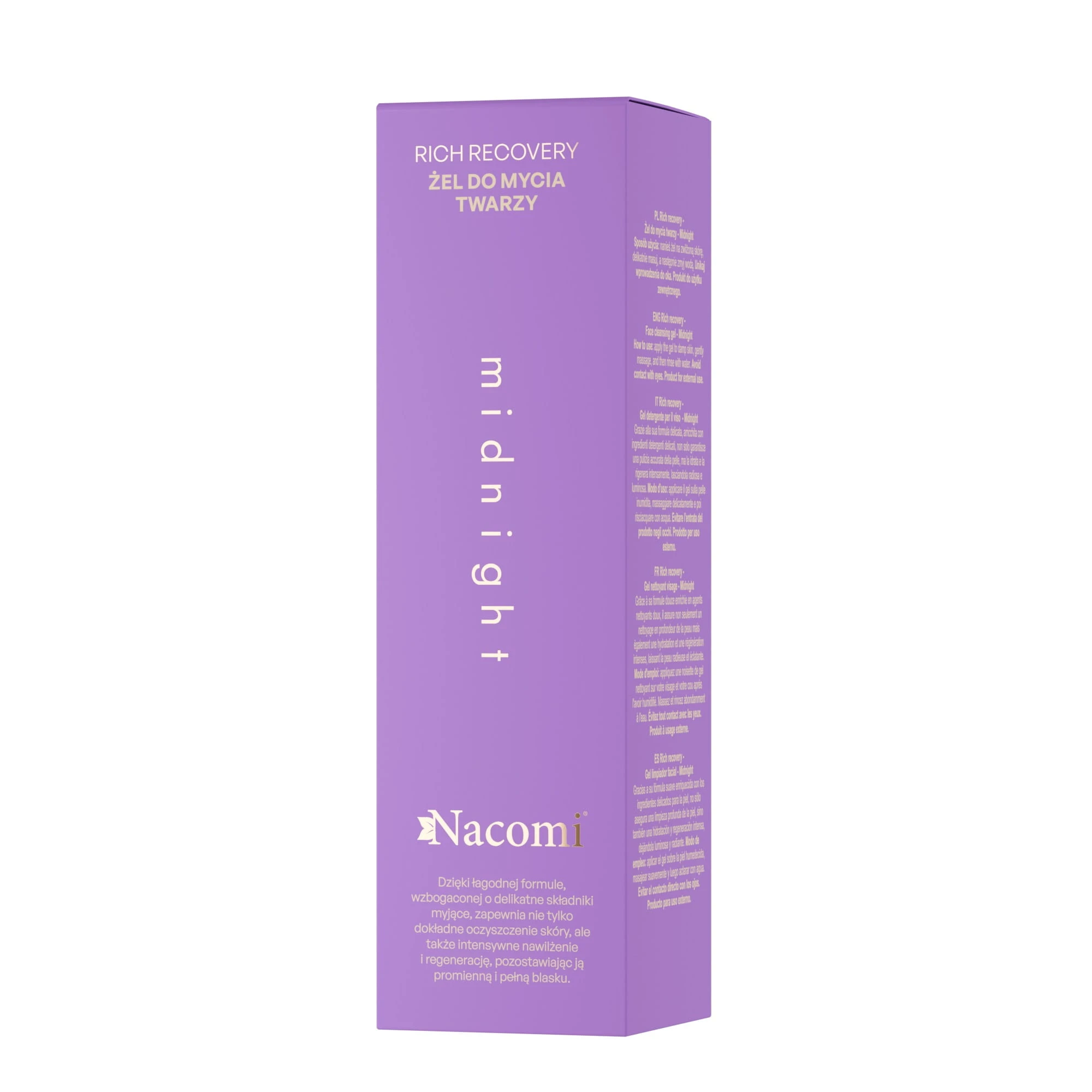 Rich recovery - Żel do mycia twarzy - MIDNIGHT 140ml