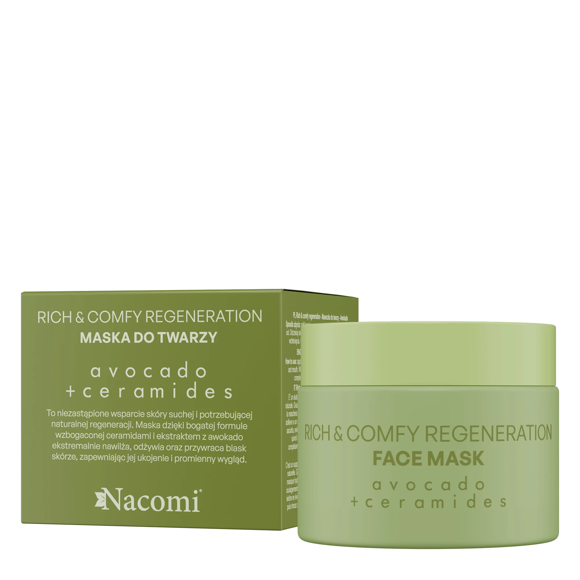 Rich&comfy regeneration Maseczka do twarzy AVOCADO 40ml