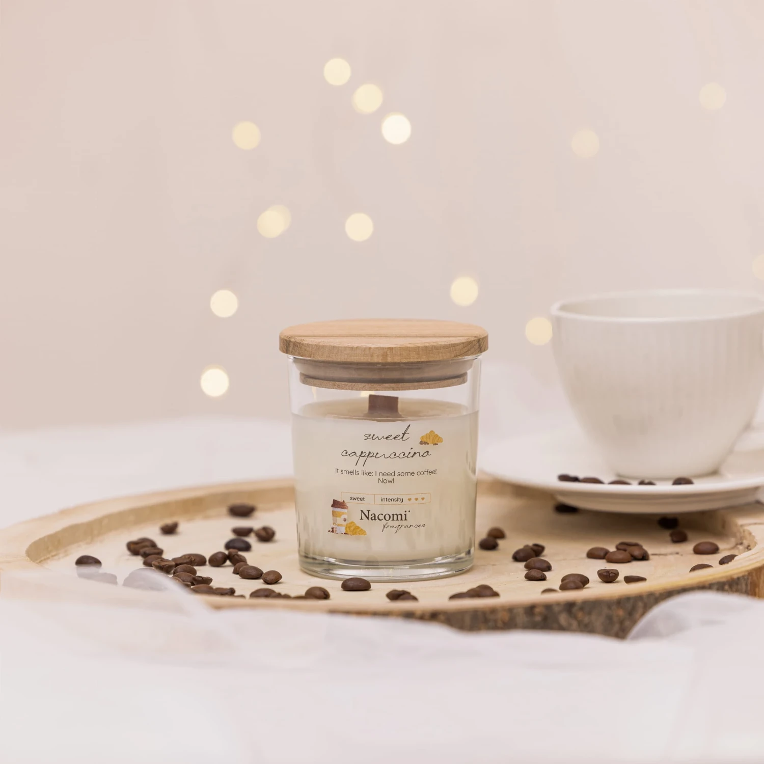 Świeca sojowa - Sweet cappuccino 140g
