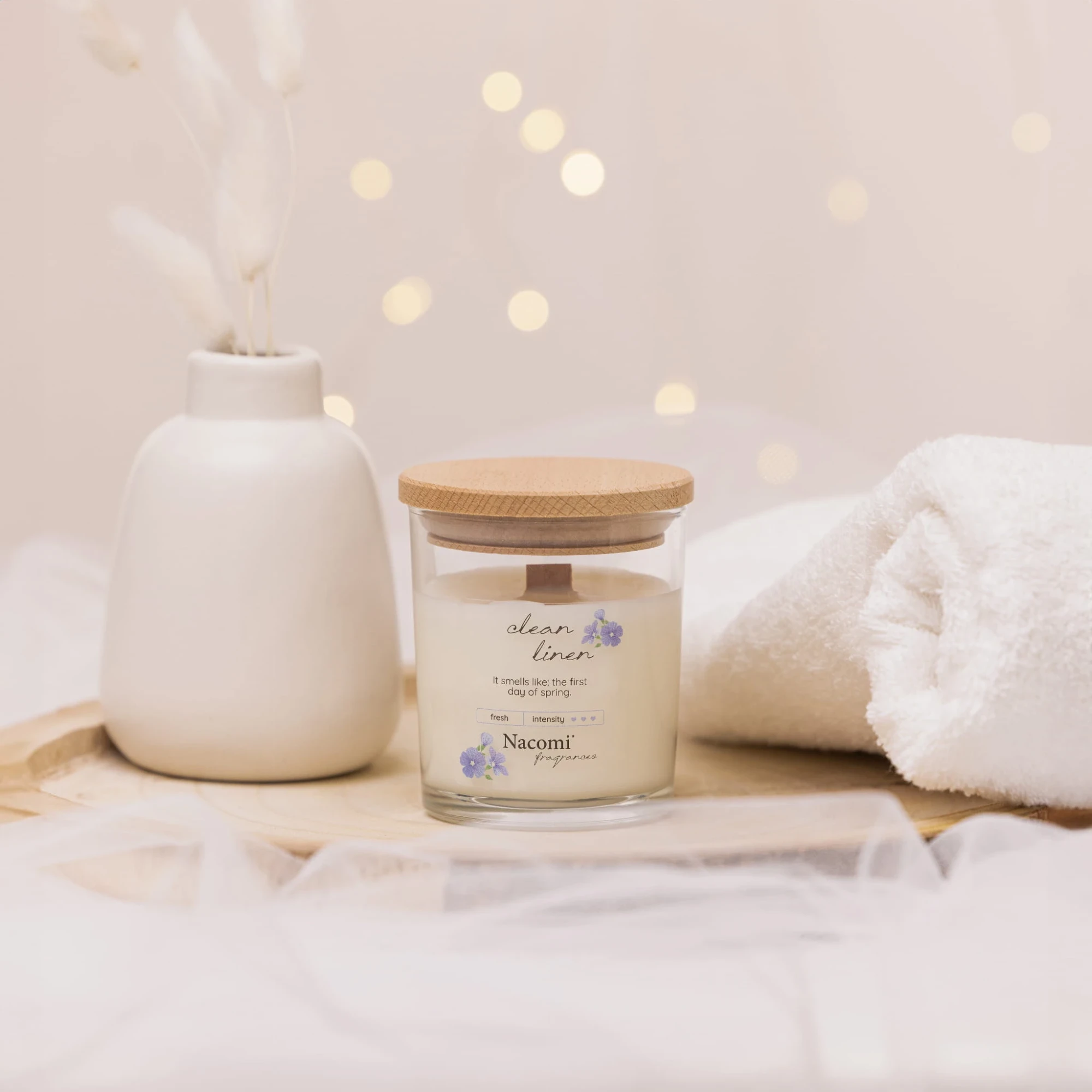 Świeca sojowa - Clean linen