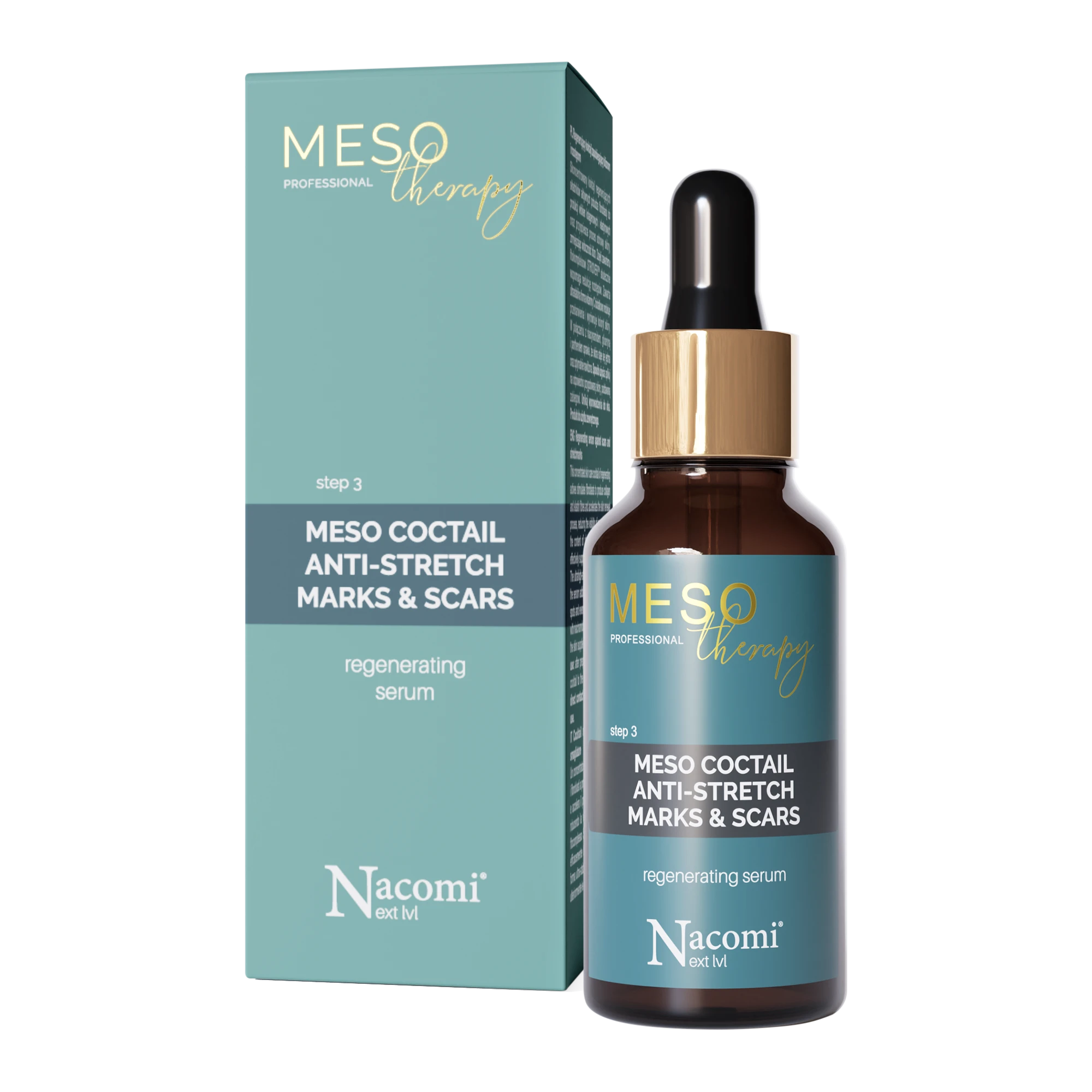 Meso regenerujący koktajl zapobiegający bliznom i rozstępom 30ml