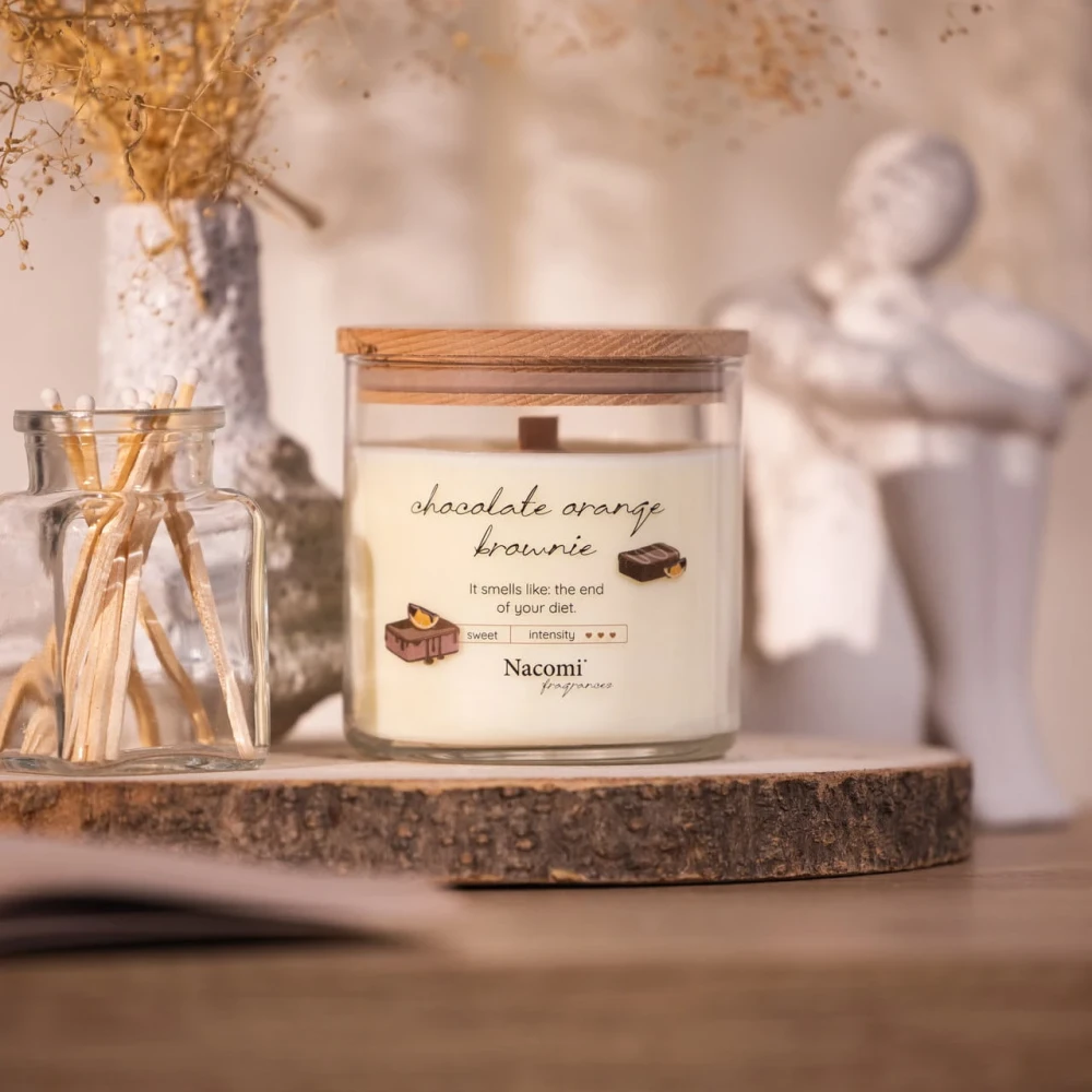 Świeca sojowa - Chocolate orange brownie 450g