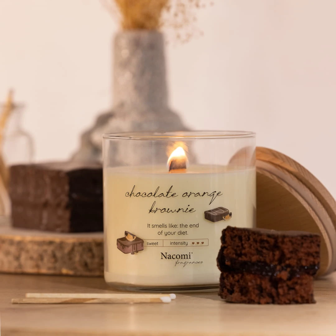 Świeca sojowa - Chocolate orange brownie 450g