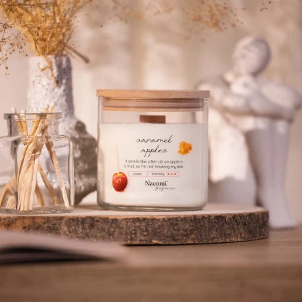 Świeca sojowa - Caramel apples 450g