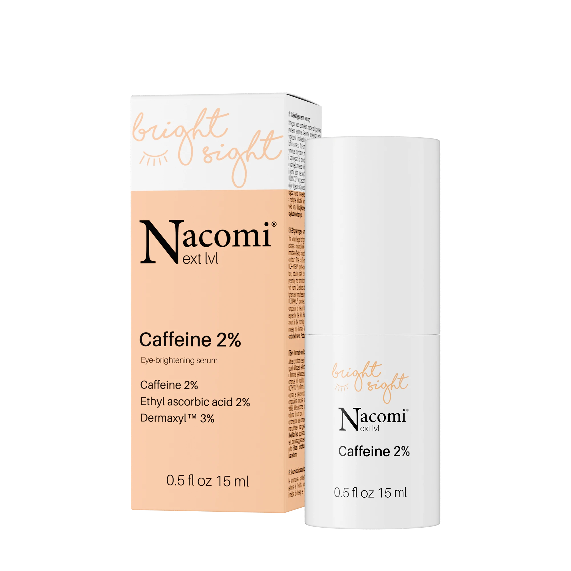 Serum pod oczy rozświetlające z kofeiną 2% 15ml