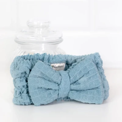Opaska na włosy z mikrofibry blue Nacomi