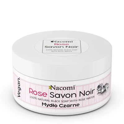 Savon noir rose – różane czarne mydło z wodą różaną, 125g