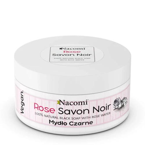Savon noir rose – różane czarne mydło z wodą różaną, 125g