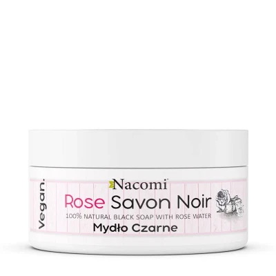 Savon noir rose – różane czarne mydło z wodą różaną, 125g