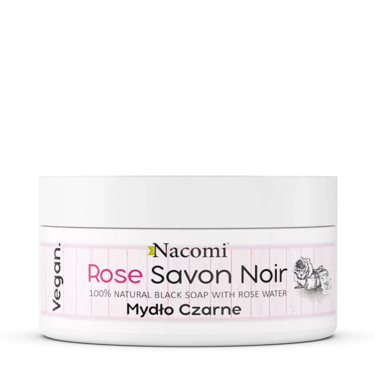 Savon noir rose – różane czarne mydło z wodą różaną, 125g