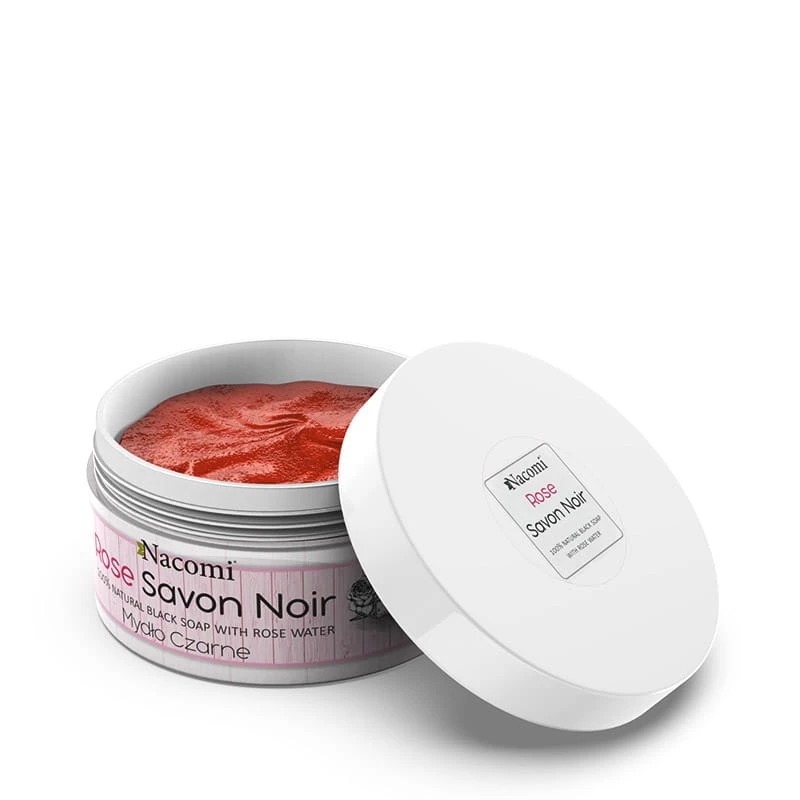 Savon noir rose – różane czarne mydło z wodą różaną, 125g