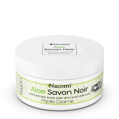 Savon noir aloe – aloesowe czarne mydło z sokiem z aloesu, 125g