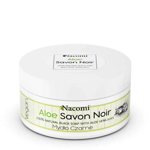Savon noir aloe – aloesowe czarne mydło z sokiem z aloesu, 125g