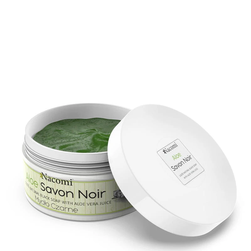 Savon noir aloe – aloesowe czarne mydło z sokiem z aloesu, 125g