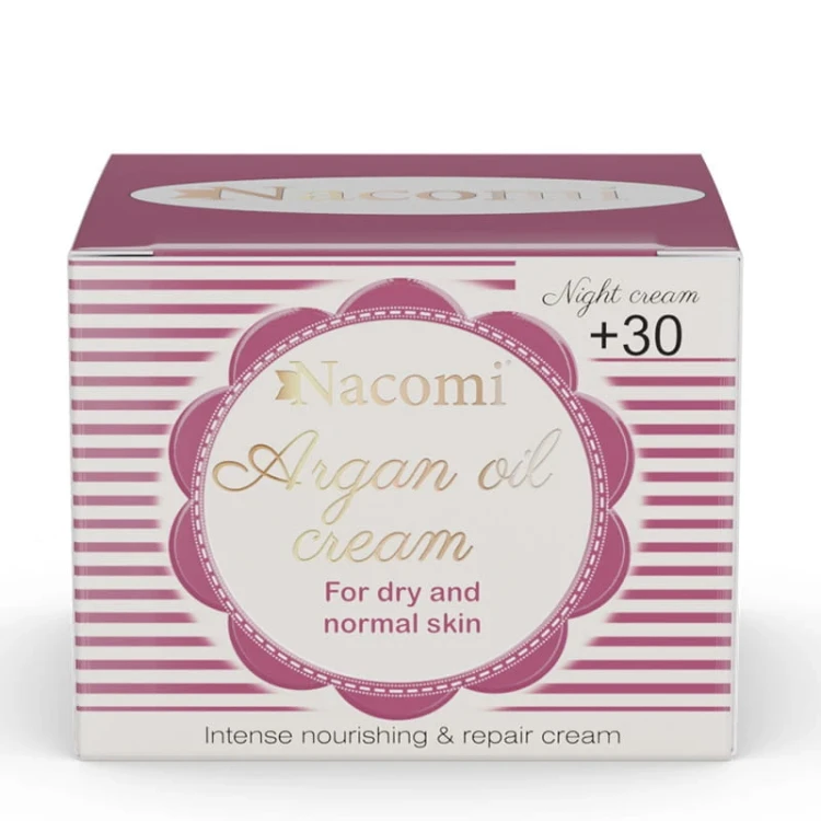 Krem na noc arganowy z kwasem hialuronowym +30, 50ml