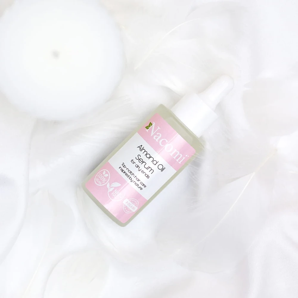 Serum na końcówki włosów z olejem migdałowym