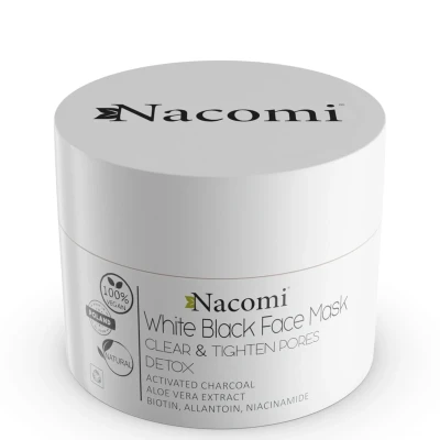 Maska biało - czarna White Black Face Mask 50ml