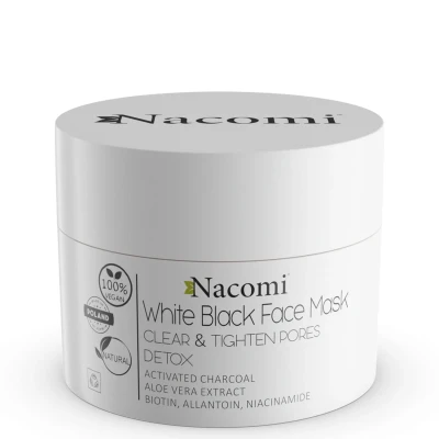 Maska biało - czarna White Black Face Mask 50ml