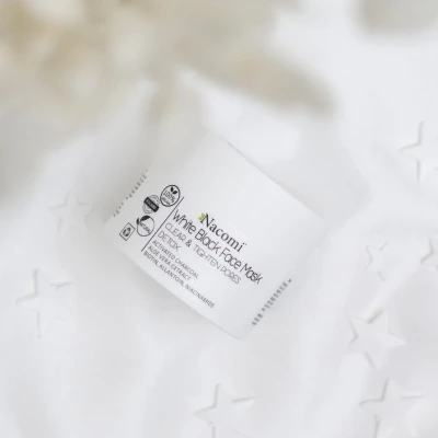 Maska biało - czarna White Black Face Mask 50ml