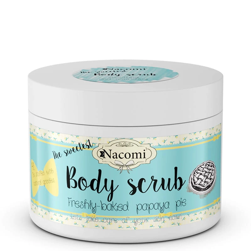 Peeling cukrowy do ciała świeże ciasto z papają 200g