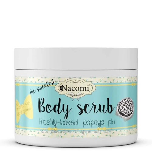 Peeling cukrowy do ciała świeże ciasto z papają 200g