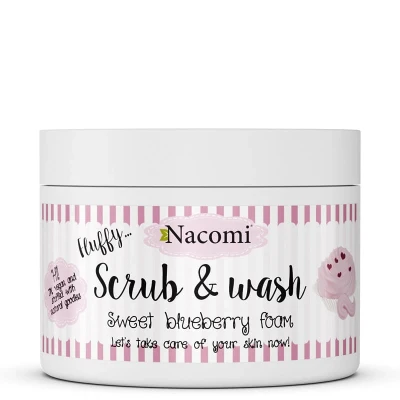 Słodka borówkowa pianka peelingująco - myjąca 180ml