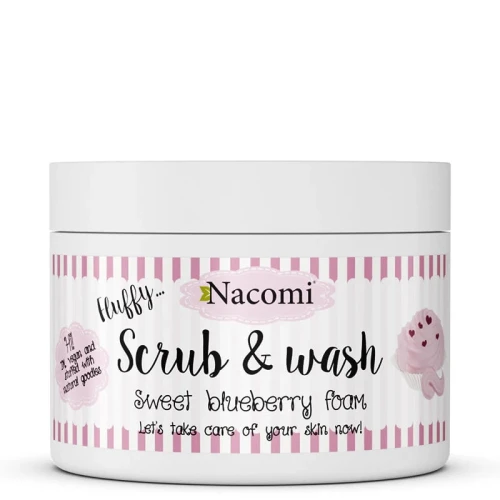 Słodka borówkowa pianka peelingująco - myjąca 180ml