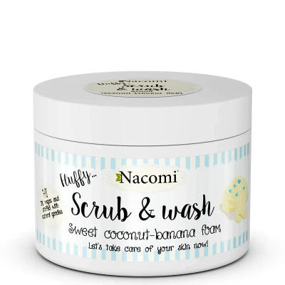 Słodka kokosowo - bananowa pianka peelingująco - myjąca 180ml
