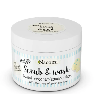 Słodka kokosowo - bananowa pianka peelingująco - myjąca 180ml