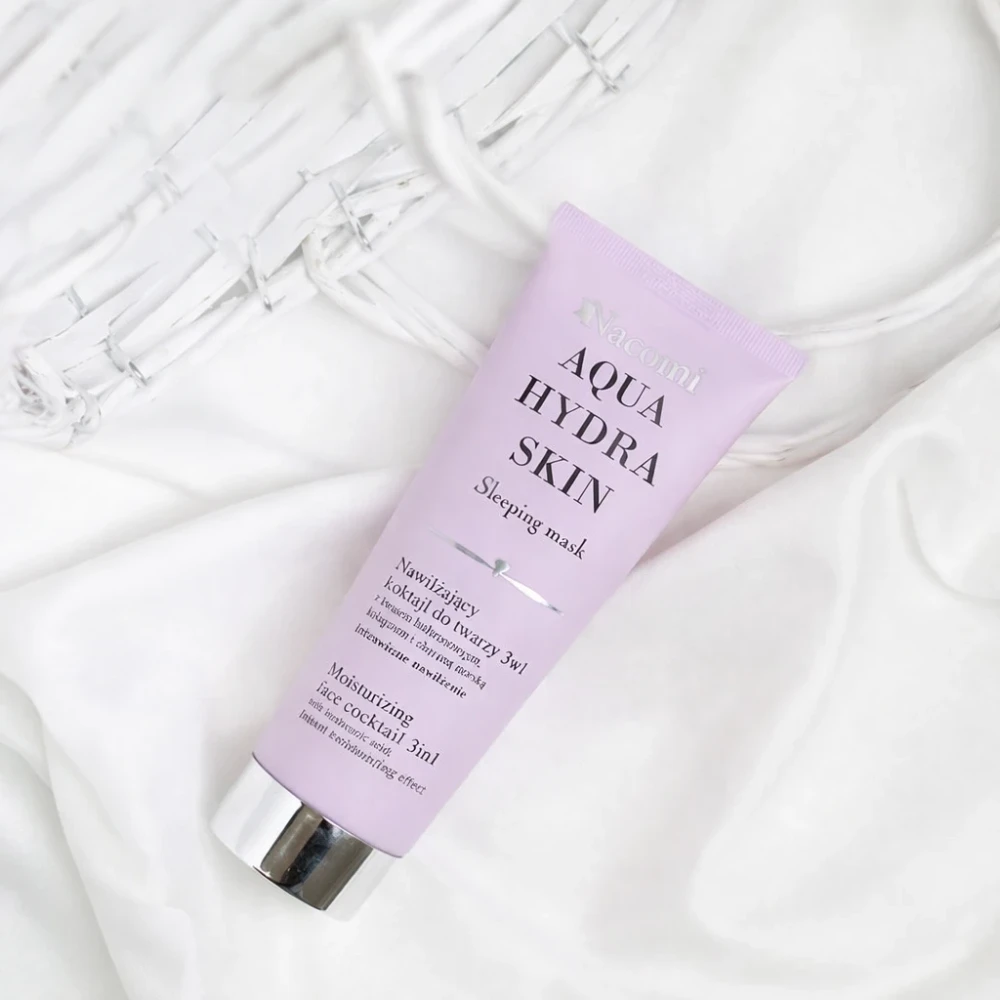 Maska Aqua Hydra Skin Nawilżający koktajl do twarzy 3w1 – błyskawiczne nawilżenie 85 ml