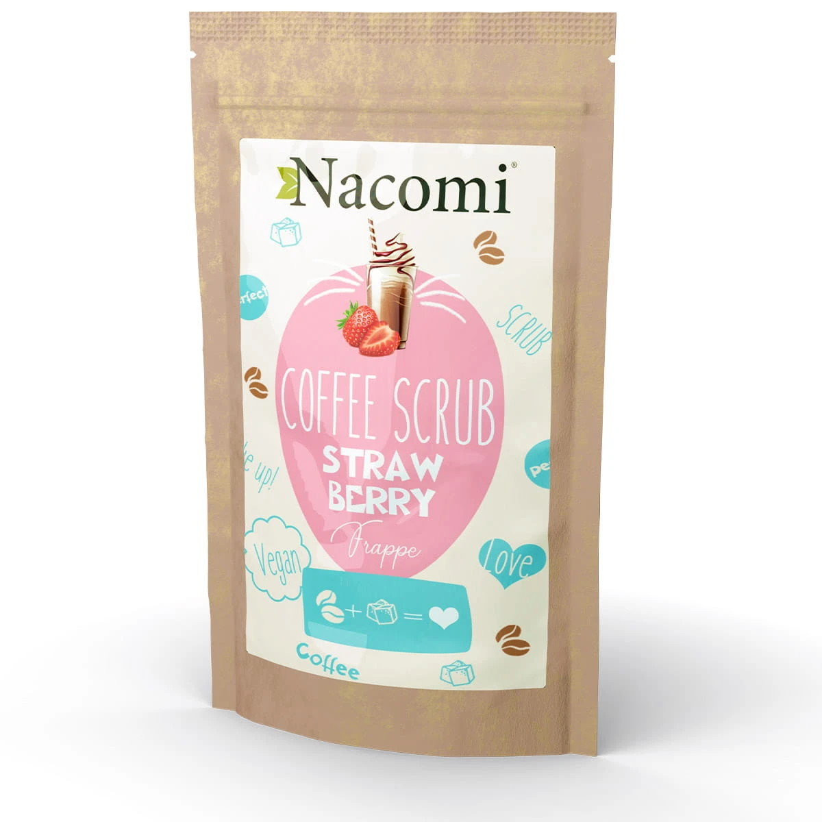 Peeling do ciała suchy truskawka 200g