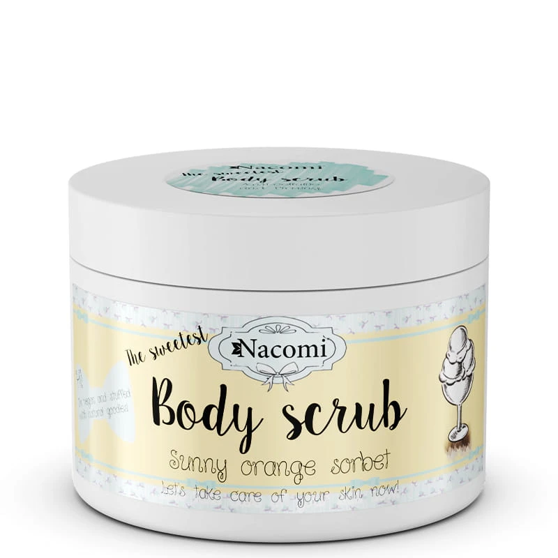 Peeling cukrowy do ciała pomarańczowy sorbet 200g