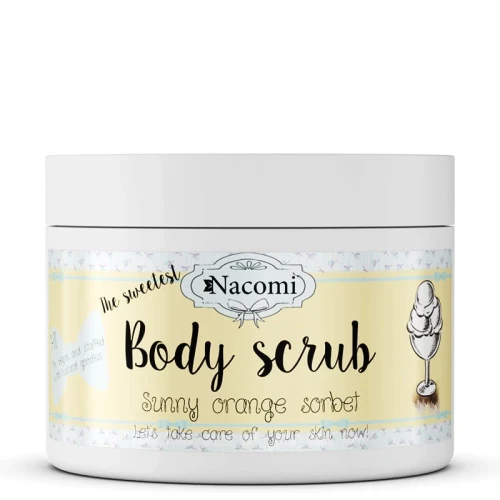 Peeling cukrowy do ciała pomarańczowy sorbet 200g