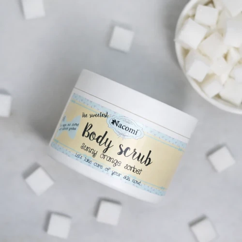 Peeling cukrowy do ciała pomarańczowy sorbet 200g