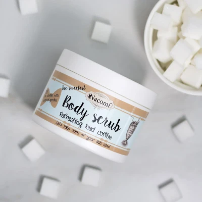 Peeling cukrowy do ciała odświeżająca mrożona kawa 200g