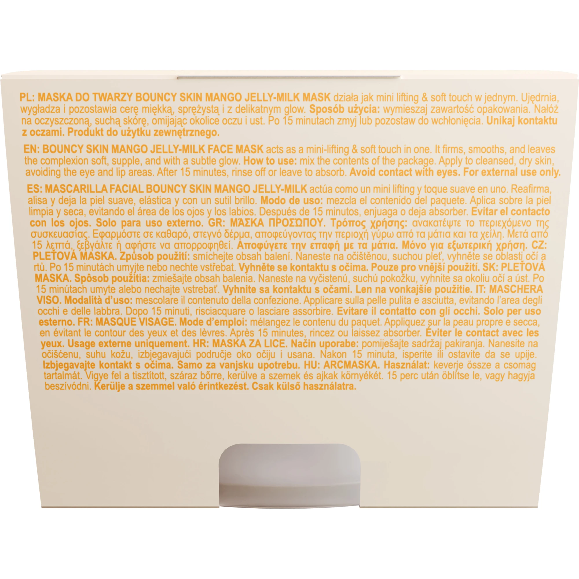 Nacomi - Maska do twarzy - Bouncy Skin Mango Jelly Milk Mask 80ml 5.jpg