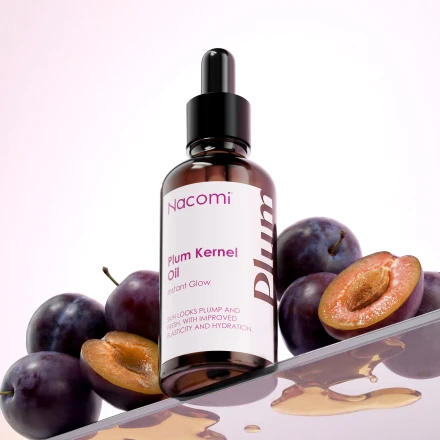Nacomi - Olej z pestek śliwki 50ml z pipetą